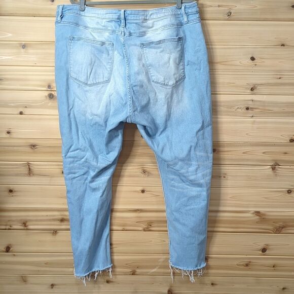 Vigoss Jeans Womens 24 Marley Skinny Distressed Light Wash - Picture 6 of 12